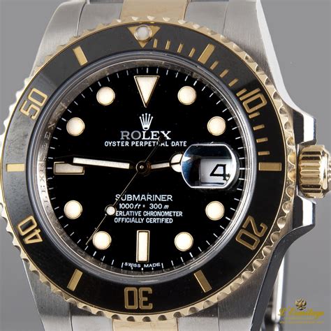 Rolex Submariner Date sumbarino oro y acero 